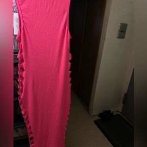 Sexy summer hot pink dress
